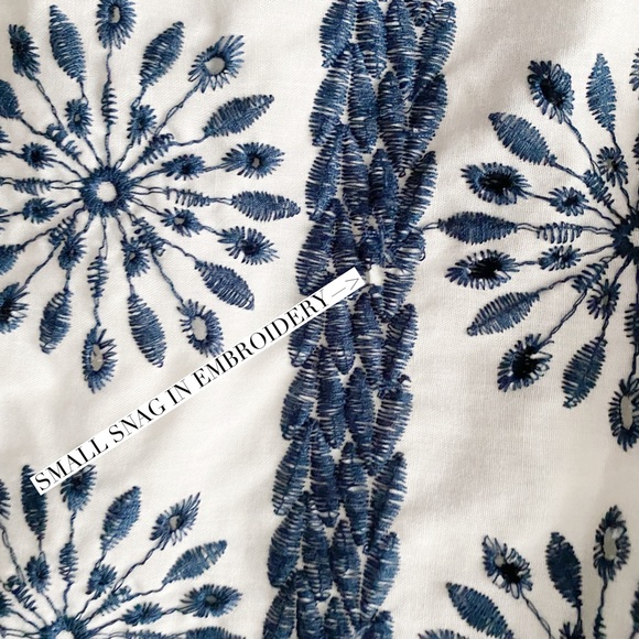 Pretty Eyelet Lace & Embroidered Button Down Camisole - Picture 8 of 9